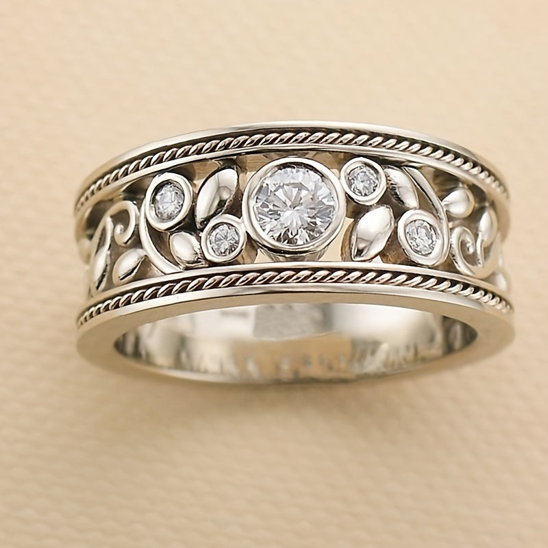 Eleganter Zirkonia-Ring