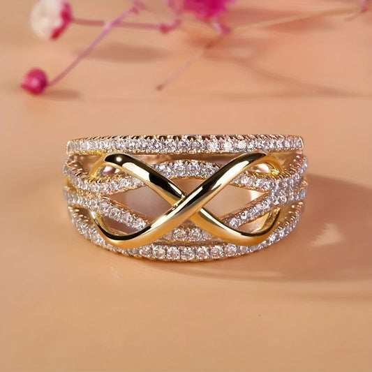 Ring Infinite mit Zirkonia