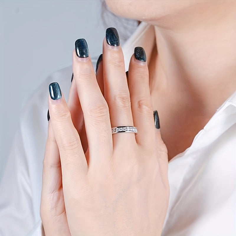 Solitär-Ring mit Zirkonia