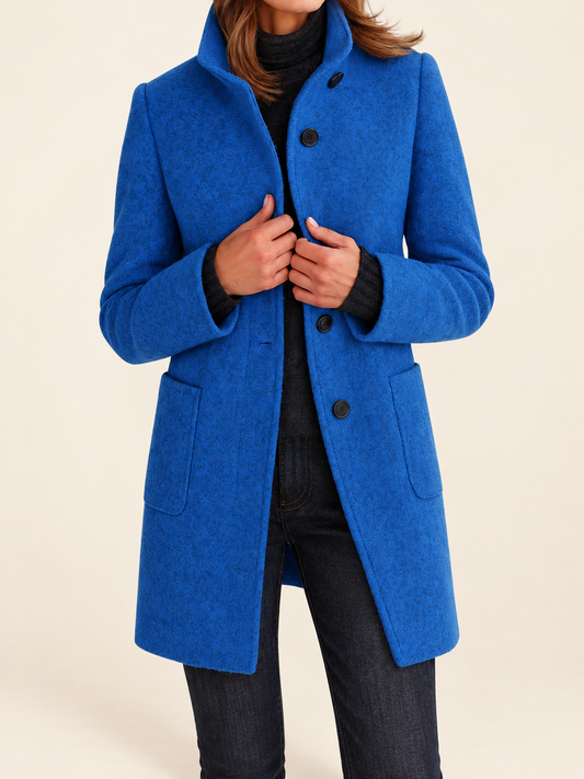 Nora Komfortjacke mit hohem Kragen