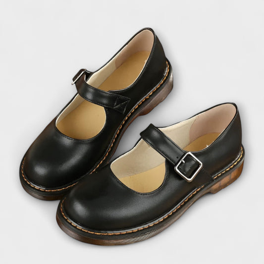 Claire Schnallen-Loafer Ziernähte