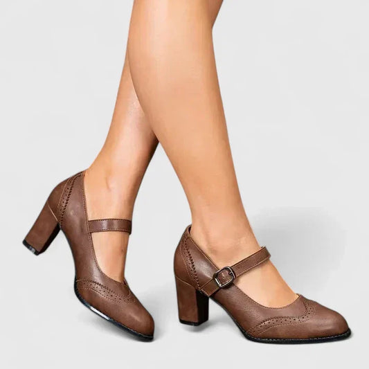 Brigitte Stiefelabsatz-Loafer
