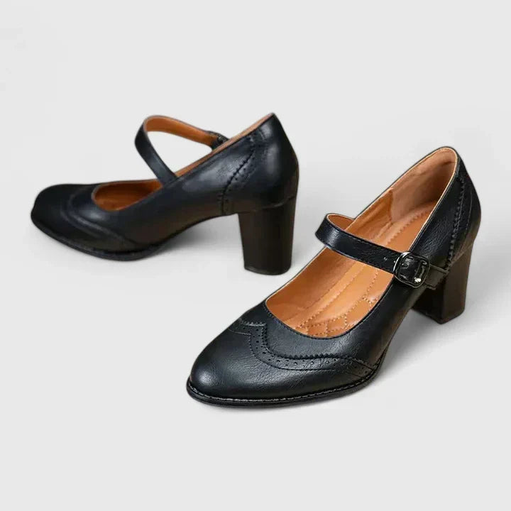 Brigitte Stiefelabsatz-Loafer