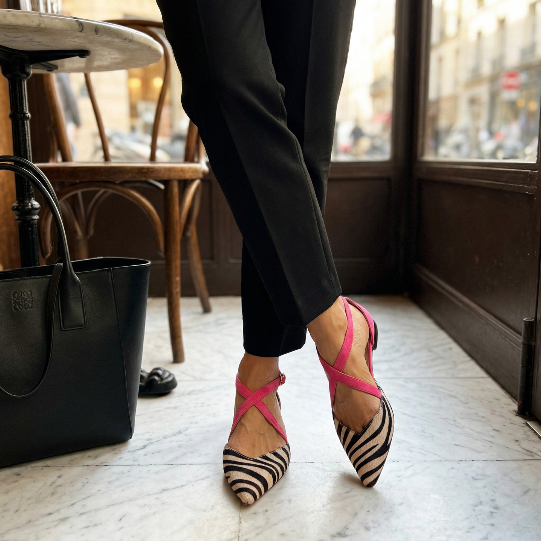 Ornella Ballerinas mit Riemen