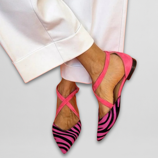 Ornella Ballerinas mit Riemen