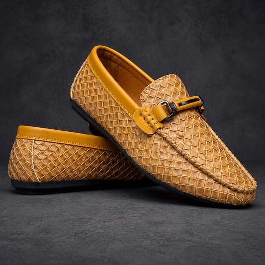Geflochtene Mokassins