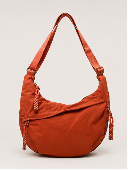 Nylon-Schultertasche