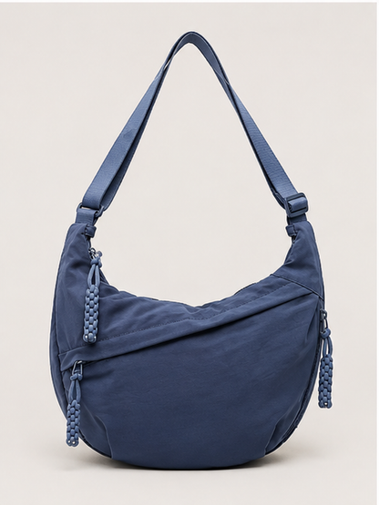 Nylon-Schultertasche