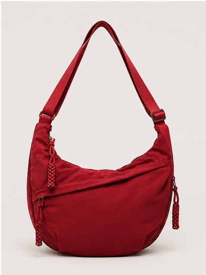 Nylon-Schultertasche