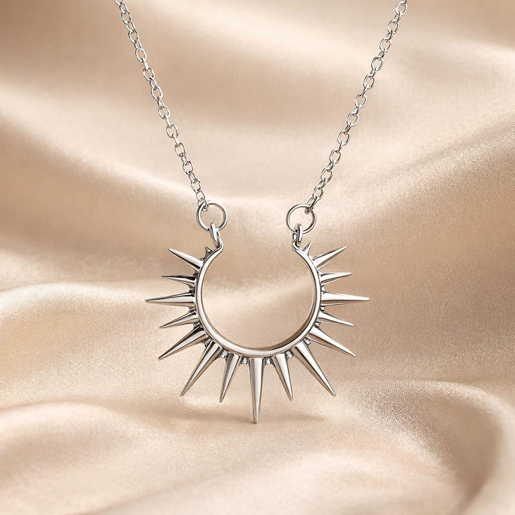 Halskette mit Sonnenblumenanhänger
