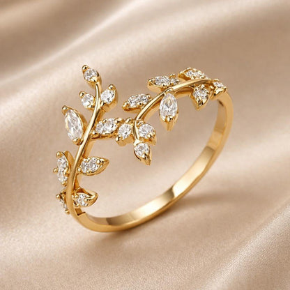Schraubenring mit Zirkonia