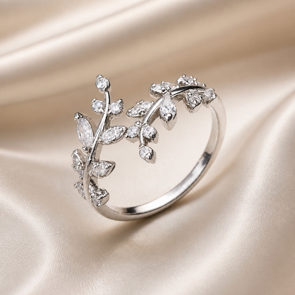 Schraubenring mit Zirkonia