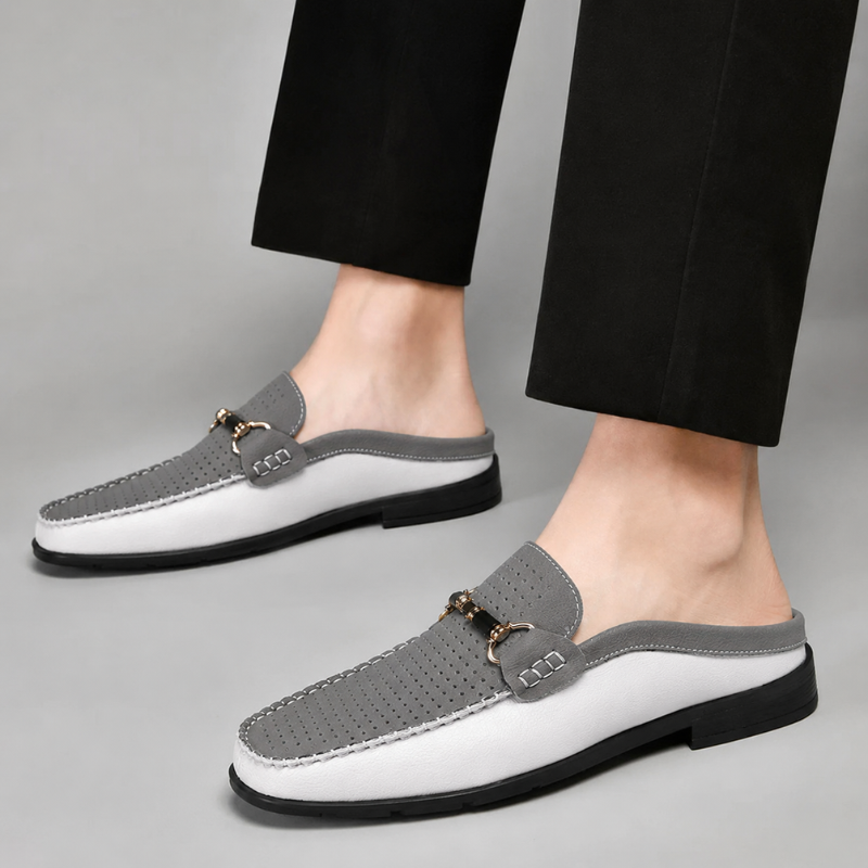 Perforierte Italienische Mules