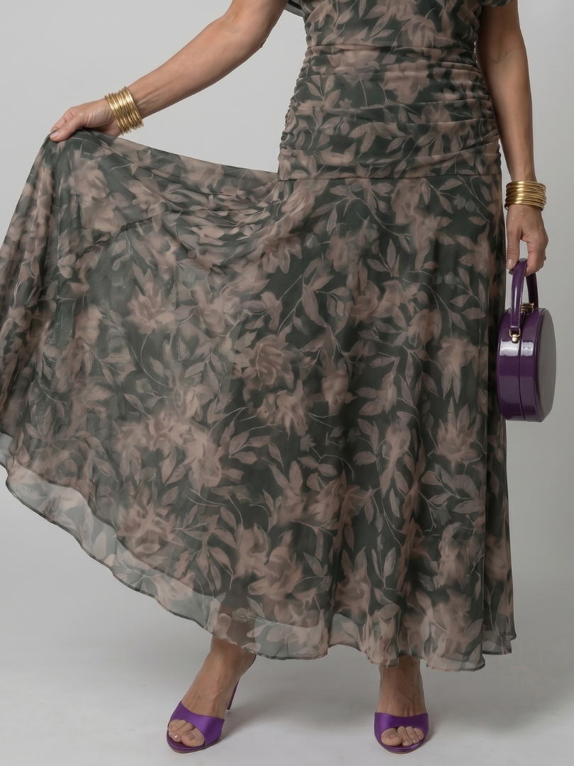 Calen | Off-Shoulder Midi Kleid