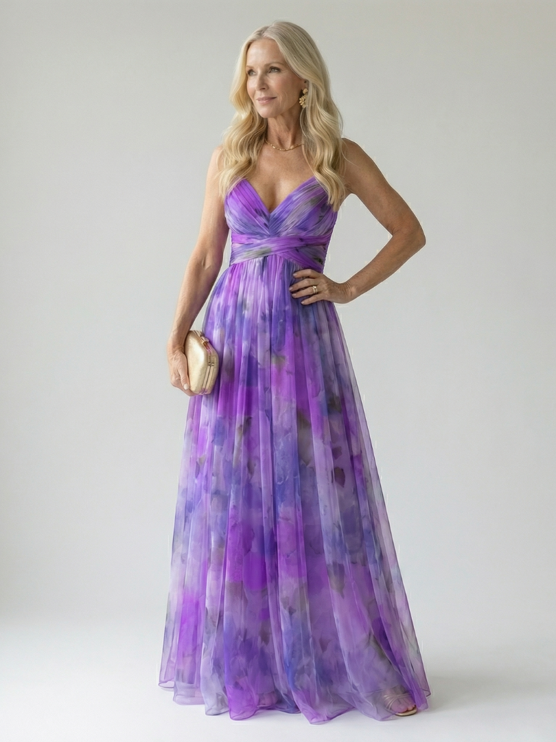 Isel | Soft Wrap Maxi Kleid