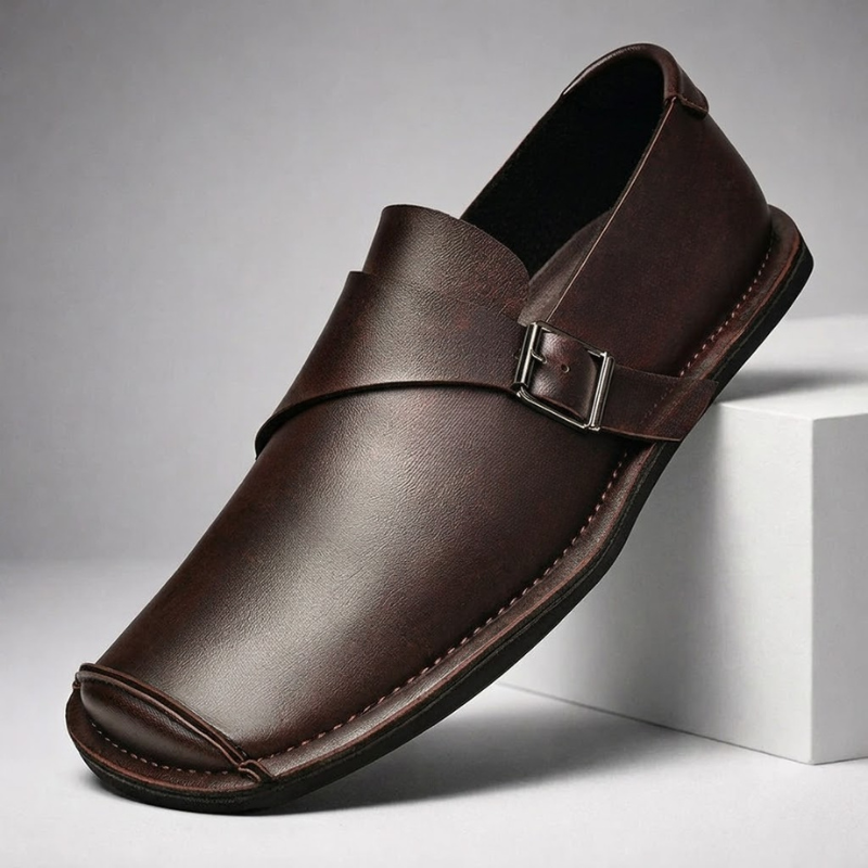 Loafer mit Kreuzschnalle