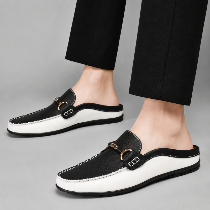 Perforierte Italienische Mules