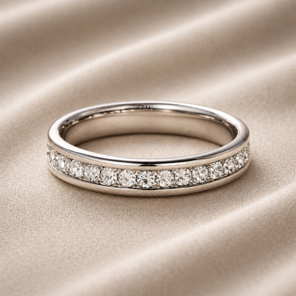 Solitär-Ring mit Zirkonia