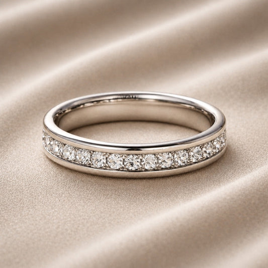 Solitär-Ring mit Zirkonia