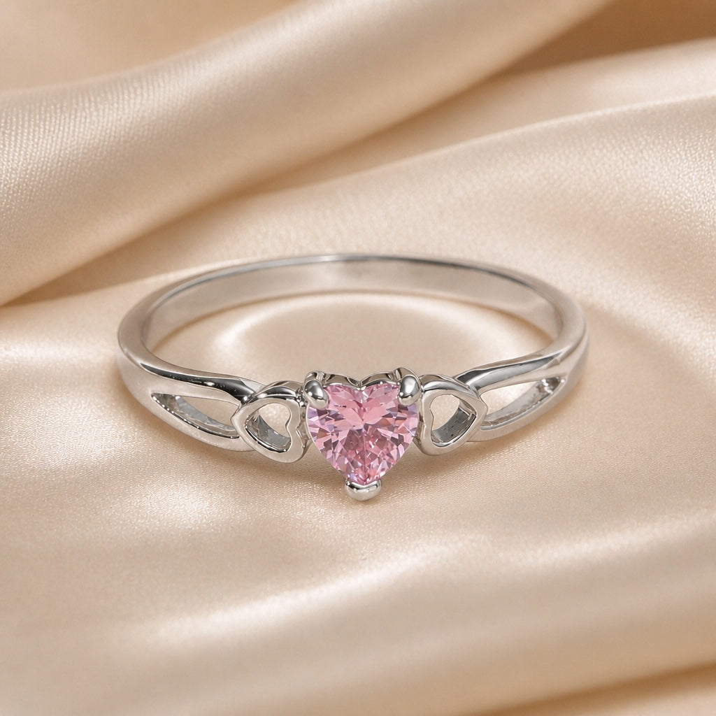 Rosalie Ring mit Herzzirkonia