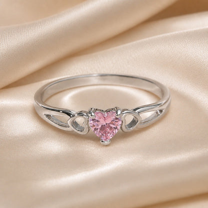 Rosalie Ring mit Herzzirkonia