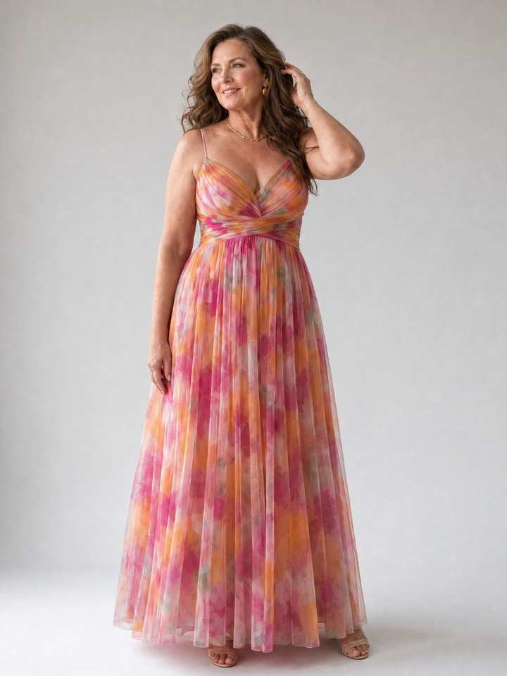 Isel | Soft Wrap Maxi Kleid
