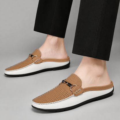 Perforierte Italienische Mules