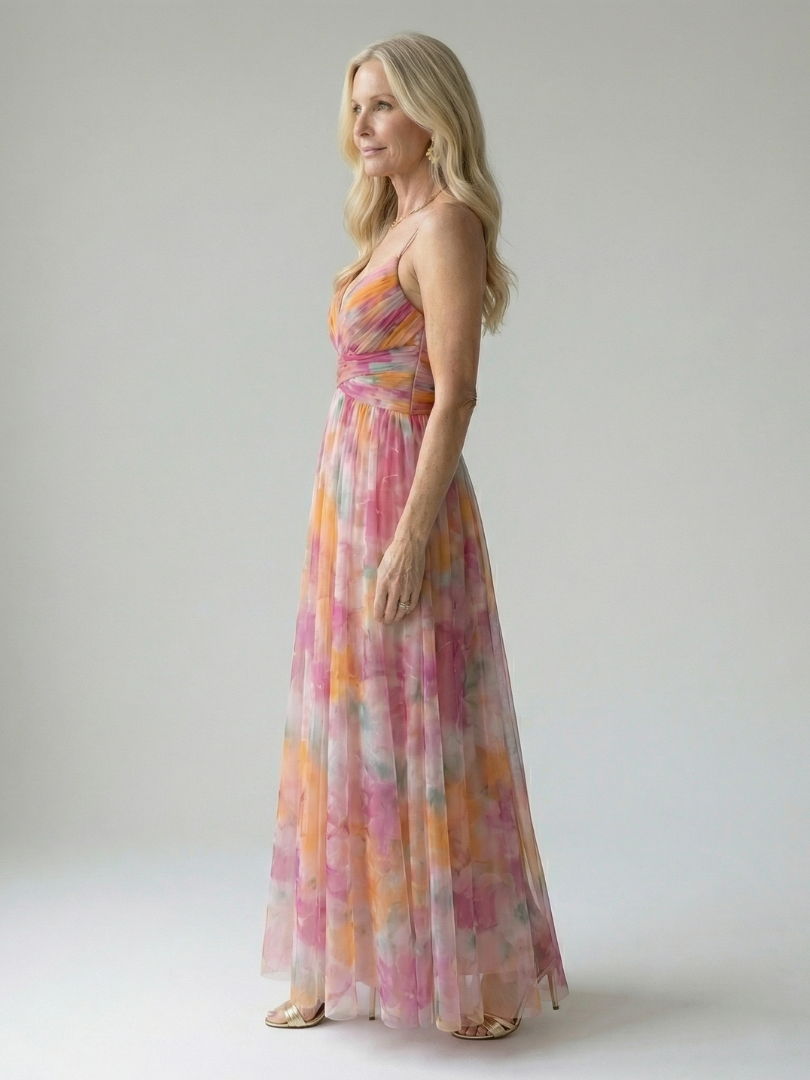 Isel | Soft Wrap Maxi Kleid