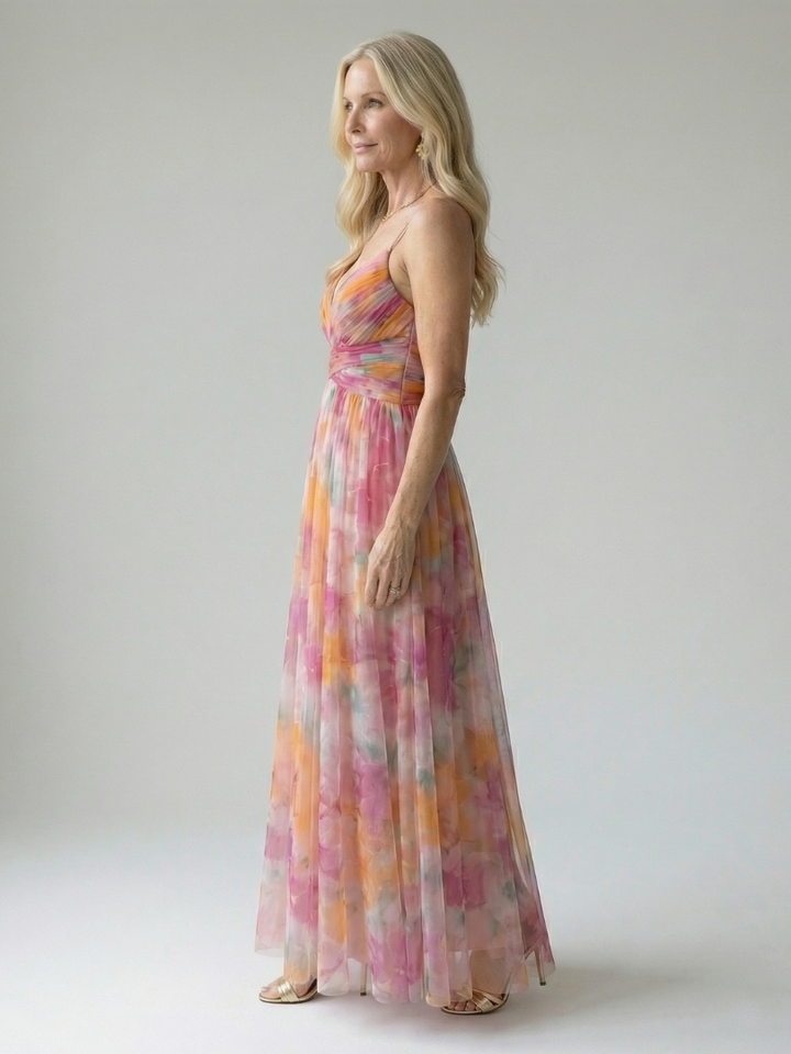 Isel | Soft Wrap Maxi Kleid