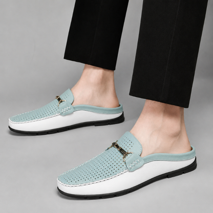 Perforierte Italienische Mules