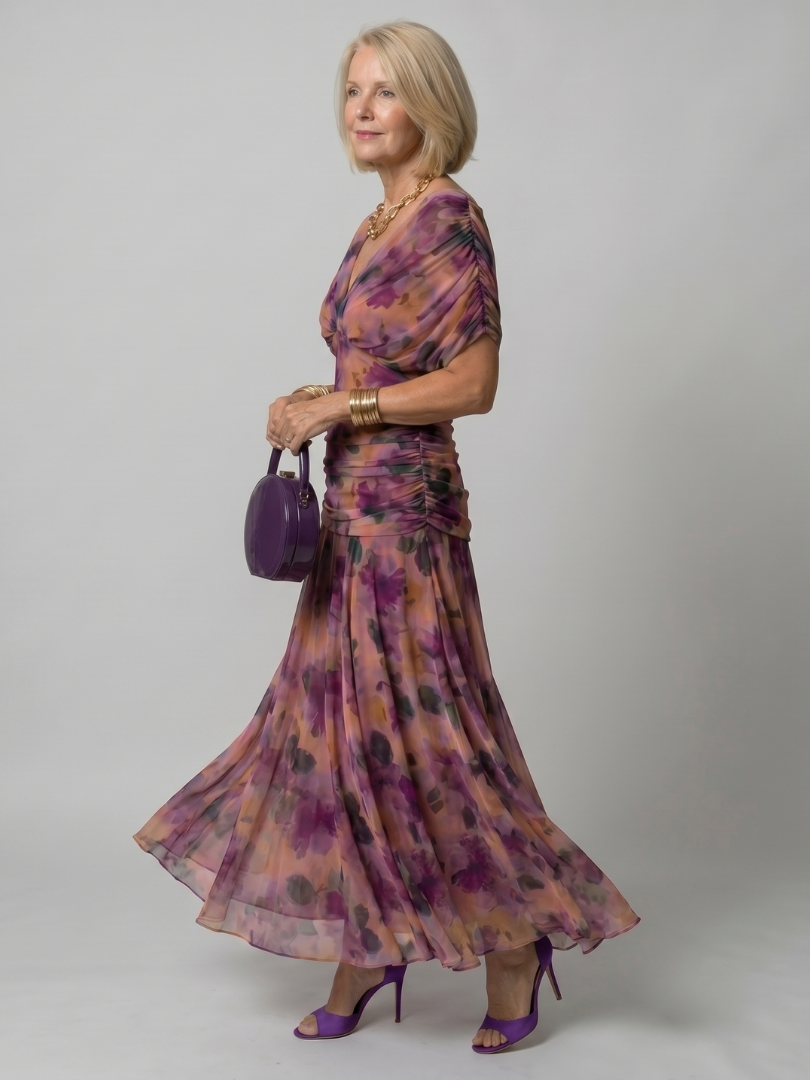 Calen | Off-Shoulder Midi Kleid