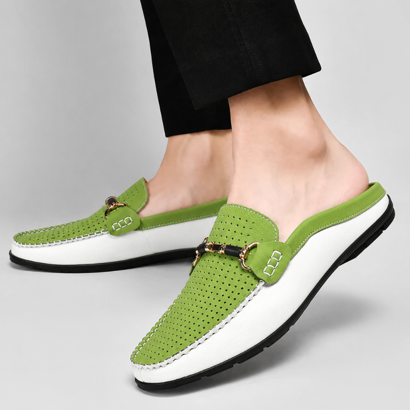 Perforierte Italienische Mules