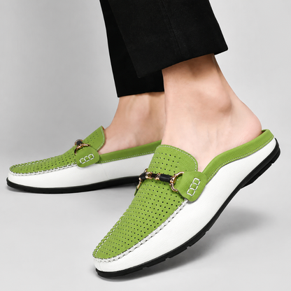 Perforierte Italienische Mules