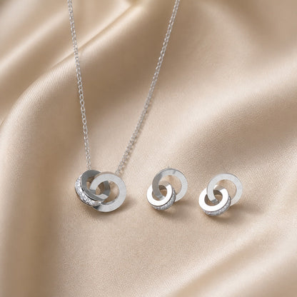 Unendlichkeitsring Weissgold