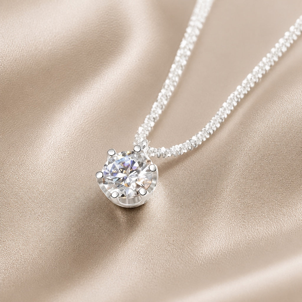 Eternity-Halskette mit Zirkonia