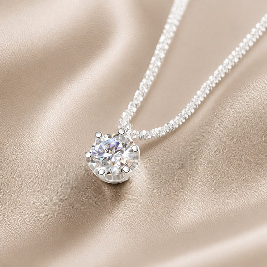 Eternity-Halskette mit Zirkonia