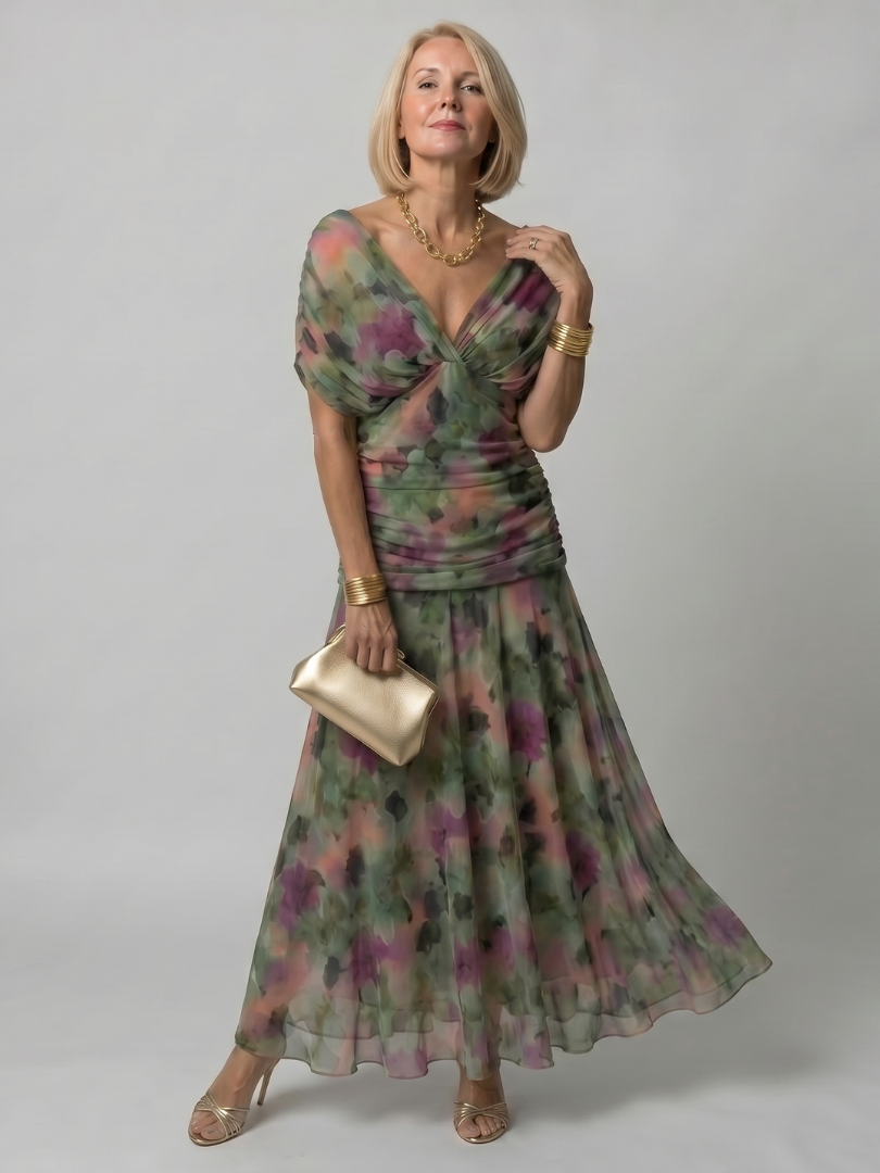 Calen | Off-Shoulder Midi Kleid
