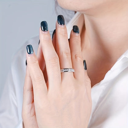 Solitär-Ring mit Zirkonia