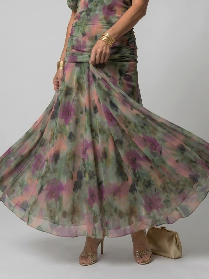 Calen | Off-Shoulder Midi Kleid