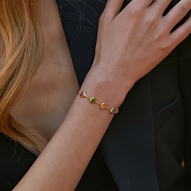 Einzigartiges Armband in Herzform