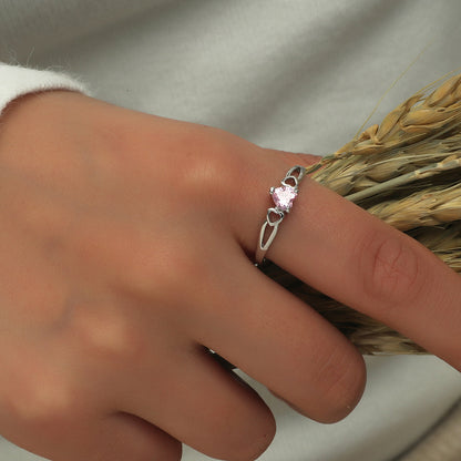 Rosalie Ring mit Herzzirkonia