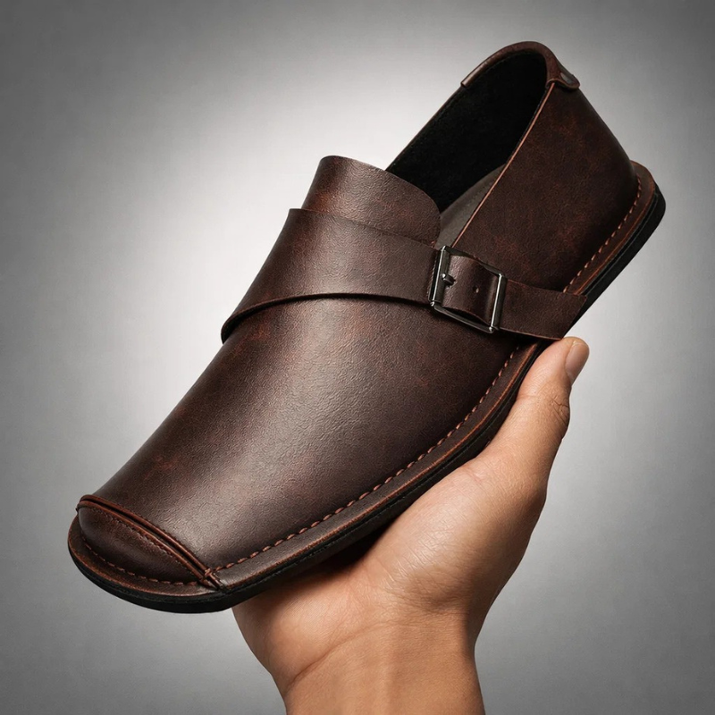 Loafer mit Kreuzschnalle