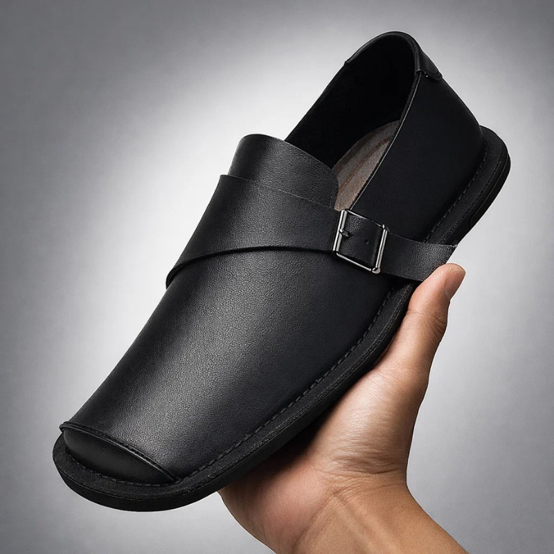 Loafer mit Kreuzschnalle