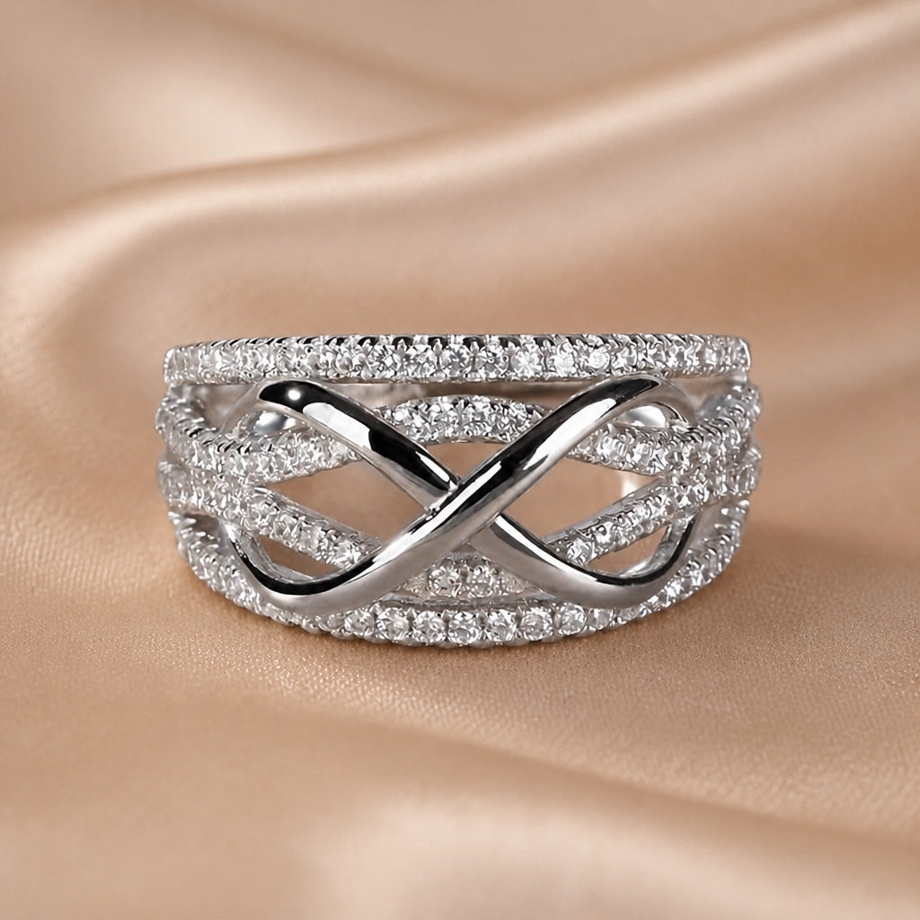 Ring Infinite mit Zirkonia