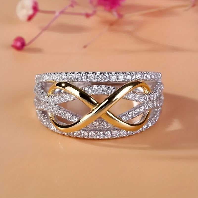 Ring Infinite mit Zirkonia