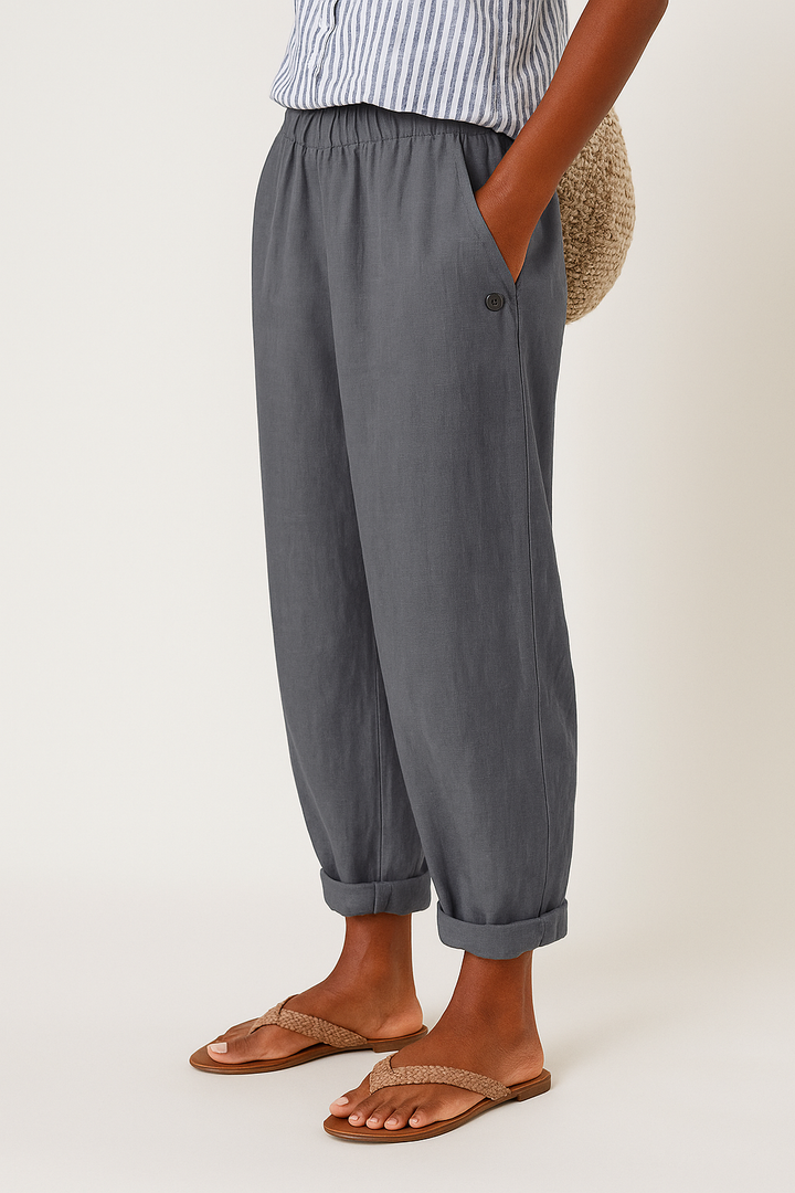 Stilvolle Damenhosen mit Seitentaschen