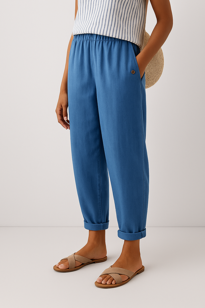 Stilvolle Damenhosen mit Seitentaschen