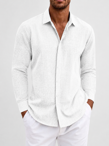 Camicia classica di lino