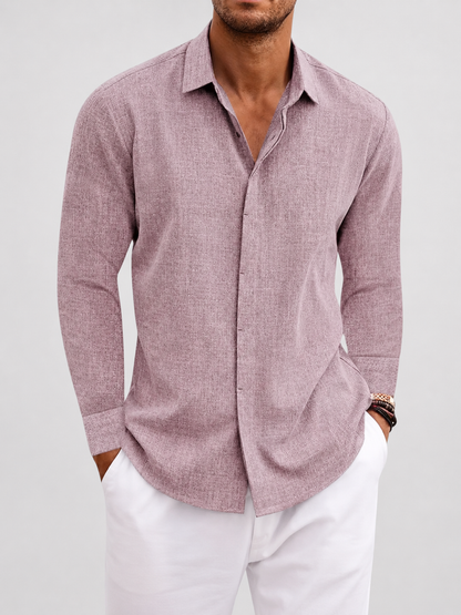 Camicia classica di lino
