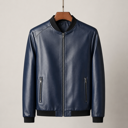 Domenico Leder-Bomberjacke